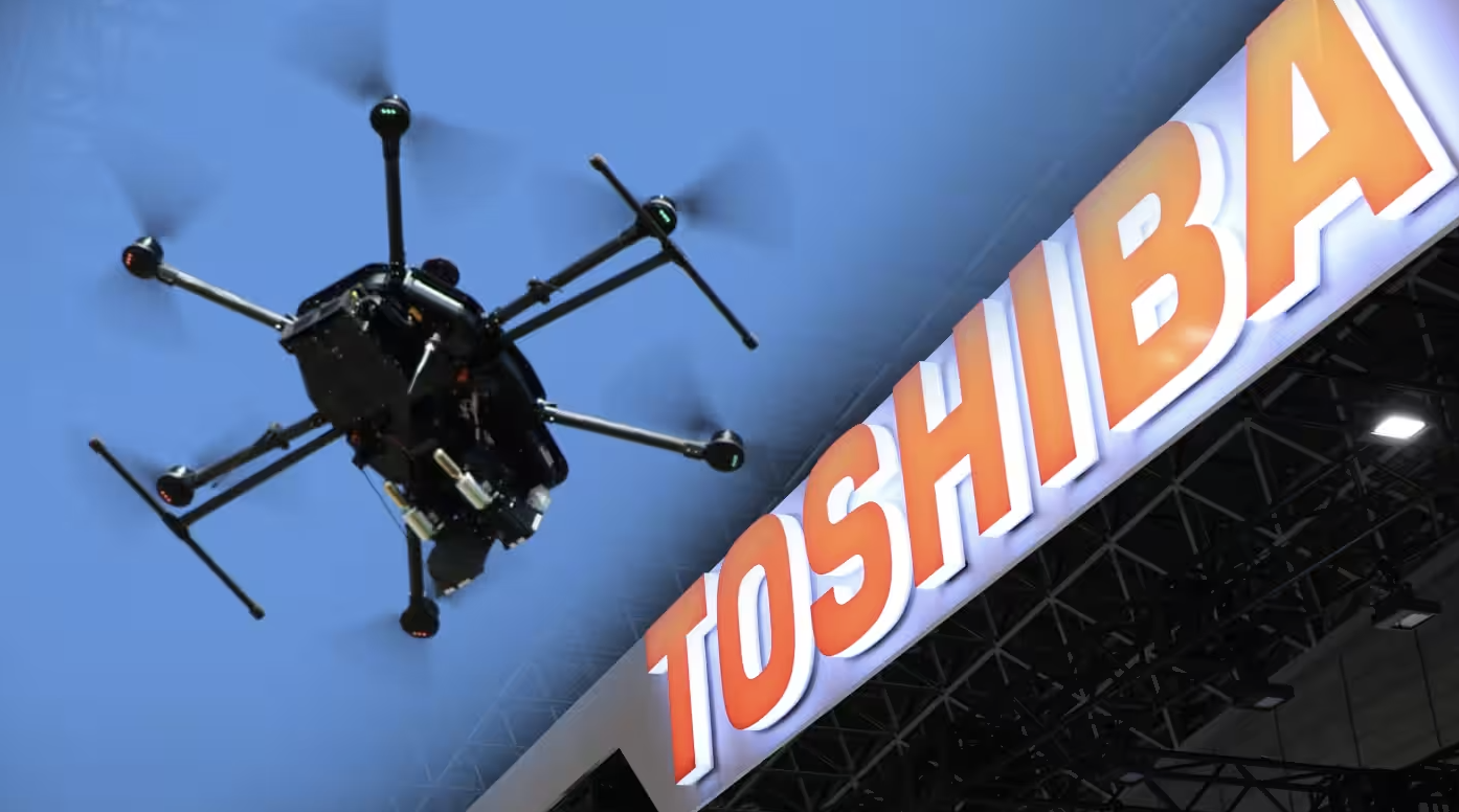 Toshiba and US startup to offer drone interception service